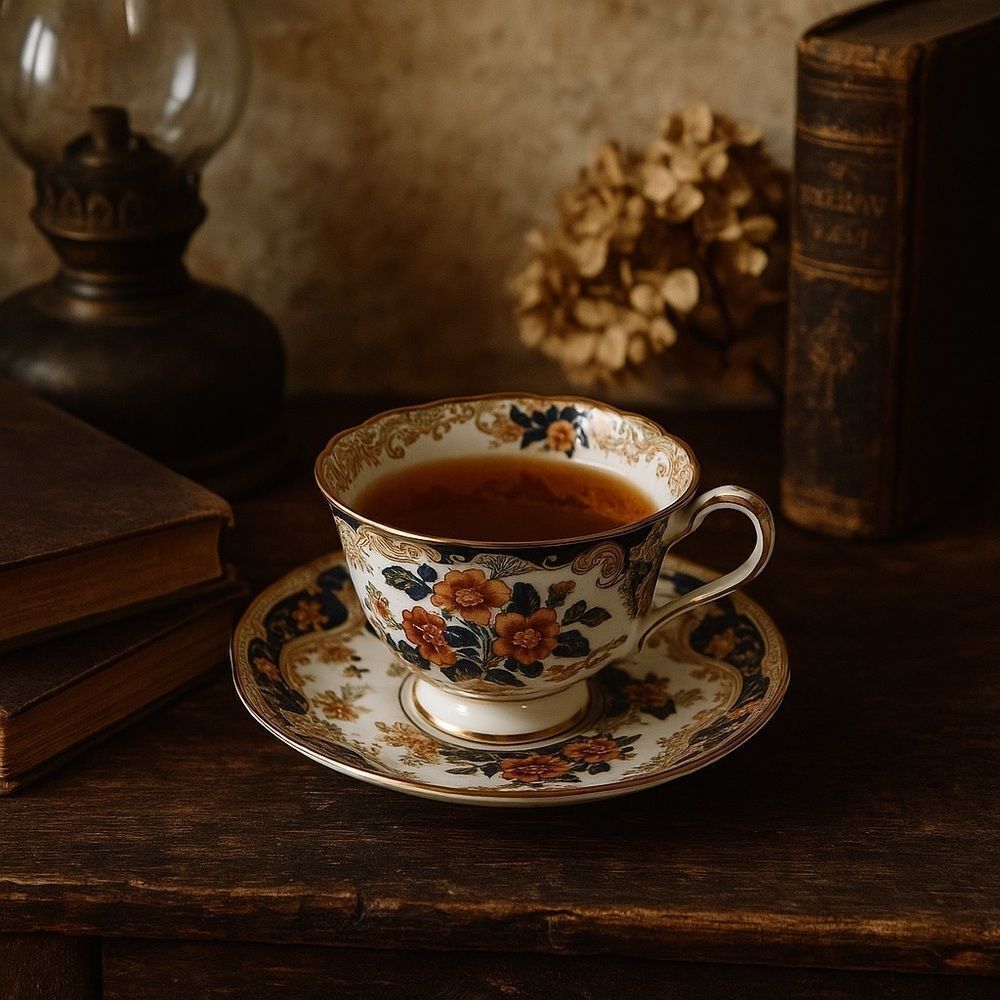 Antique Spode Imari Style Hand-Painted
Tea Cup & Saucer‎ Circa 1800-1810